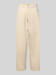 Jeansy z 5 kieszeniami o kroju wide fit, model "Barrel" od JJXX - 5