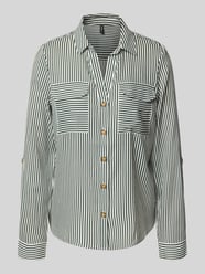 Regular fit overhemdblouse van pure viscose, model 'BUMPY' van Vero Moda - 20