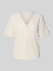 Bluzka o kroju regular fit z dekoltem w serek model ‘DELAIA’ od Vila - 41