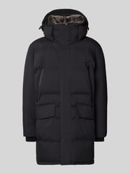 Regular fit lange jas met afneembare capuchon van Strellson - 23