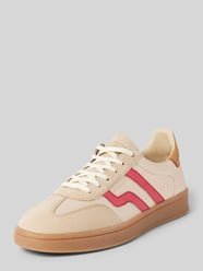 Sneaker aus Leder-Mix mit Label-Detail Modell 'CUZIMA' von Gant Beige - 32