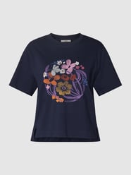 T-shirt z bawełny z nadrukiem z motywem od Esprit - 43