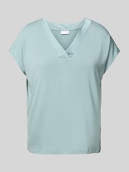 T-shirt z dekoltem w serek od Jake*s Collection - 3