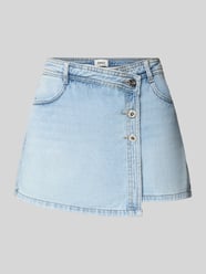 Spódnico-szorty jeansowe o kroju regular fit z czystej bawełny model 'LESLY' od ONLY - 1