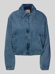 Jeansjacke mit Umlegekragen Modell 'IRENE' von Mango Blau - 7