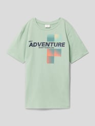 T-Shirt mit Statement-Print von s.Oliver RED LABEL Grün - 24