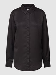 Bluzka z detalem z logo od DKNY Czarny - 48