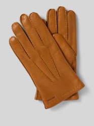 Handschoenen met labeldetail, model 'Edward' van Hestra - 36