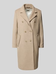 Regular Fit Mantel aus Kaschmir-Mix Modell 'Bramcote' von Drykorn Beige - 24