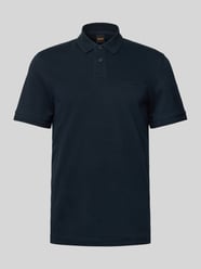 Regular Fit Poloshirt mit Label-Stitching Modell 'Interlock' von BOSS Orange - 36