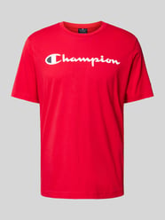 T-Shirt mit Label-Print von CHAMPION Rot - 43