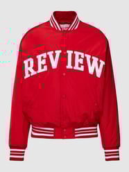 College-Jacke mit Label-Stitching  von REVIEW Rot - 5