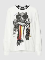 Longsleeve mit Motiv-Print von Marc Cain Beige - 21