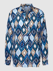 Bluse mit grafischem Muster von Betty Barclay Blau - 25