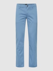 Slim Fit Chino mit Label-Detail Modell 'Schino' von BOSS Orange Blau - 15