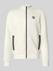 Regular fit sweatjack met viscose, model 'Train' van EA7 Emporio Armani - 48