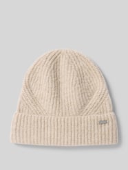Czapka beanie z dodatkiem bawełny od Tom Tailor - 36