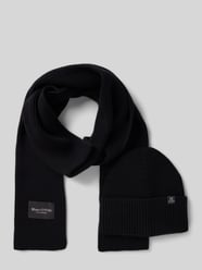 Muts en sjaal in een set van puur katoen van Marc O'Polo - 4