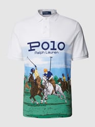 Poloshirt mit Motiv-Print von Polo Ralph Lauren Weiß - 12