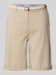 Bermudy chinosy z paskiem od Christian Berg Woman - 12