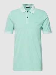 Koszulka polo o kroju slim fit z nadrukiem z logo model ‘Prime’ od BOSS Orange Zielony - 46
