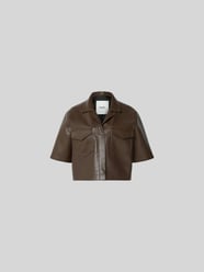 Cropped Bluse mit Brusttaschen von Nanushka - 9