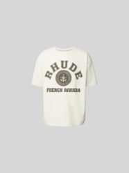 Oversized T-Shirt mit Rundhalsausschnitt von RHUDE - 5