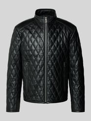 Kurtka skórzana z fakturowanym wzorem od JOOP! Collection - 32