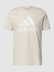T-Shirt mit Label-Print von ADIDAS SPORTSWEAR Weiß - 4
