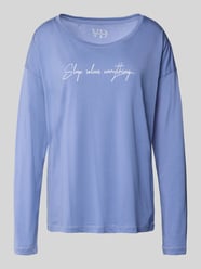 Shirt met lange mouwen en statementprint van LASCANA - 14