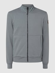 Sweatjack met opstaande kraag, model 'Nynorsk' van Napapijri Grijs - 30