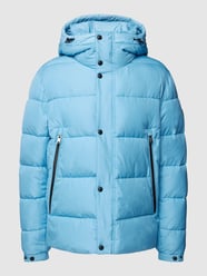 Winterjacke mit Kapuze von BOSS Orange Blau - 8