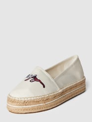 Espadrilles met labelstitching van Tommy Hilfiger Wit - 11