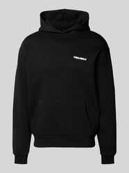 bluza z kapturem z nadrukiem z logo od REVIEW - 15