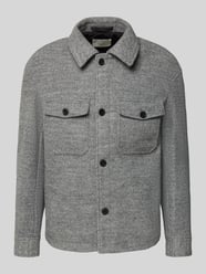 Kurtka koszulowa o kroju regular fit z dodatkiem wełny Model 'MITCH' od Selected - 36