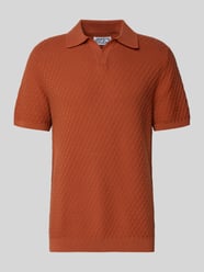 Poloshirt mit Polokragen und V-Ausschnitt von Jake*s Studio Men - 8