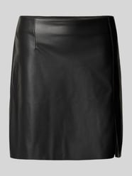 Minirok in leerlook, model 'NELLY' van Vero Moda - 5