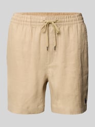 Classic Fit Shorts mit Logo-Stitching von Polo Ralph Lauren Beige - 30