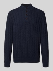 Troyer o kroju regular fit z Mieszanka bawełny i wełny od Fynch-Hatton - 5