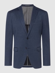 Slim fit 2-knoops colbert van jersey, model 'Mageorge' van Matinique Blauw / turquoise - 18