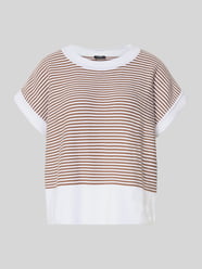 t-shirt z czystej bawełny w imitacja dzianiny model 'Kipe' od JOOP! - 31