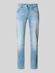Jeansy o kroju regular fit w efekcie znoszenia, model 'Nightflight' od PME Legend - 12