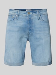 Regular Fit Jeansshorts im 5-Pocket-Design Modell 'RICK' von Jack & Jones Blau - 35
