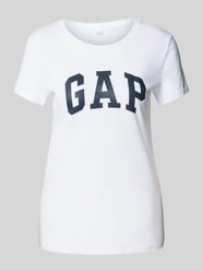 T-shirt met labelprint van GAP - 8