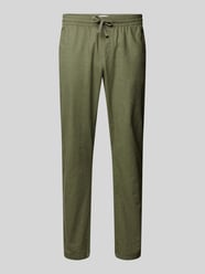 Loose Fit Weite Hose aus Leinen-Baumwoll-Mix Modell 'LOOSE' von Tom Tailor Denim - 29