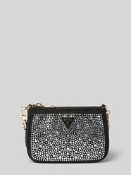 Handtasche mit Ziersteinbesatz Modell 'DAILY POUCH' von Guess Schwarz - 11