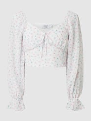 PAMELA X NA-KD REBORN Cropped Shirt aus Chiffon  von NA-KD Weiß - 22