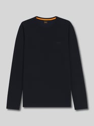 Regular Fit Langarmshirt mit Waffelstruktur Modell 'TEMPESTO' von BOSS Orange - 29