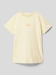 T-shirt met motiefprint op de achterkant van Rip Curl Geel - 5