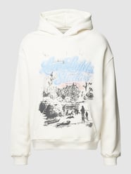 Hoodie mit Motiv-Print Modell 'Iglo' von Low Lights Studios Beige - 43